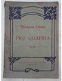 Pro Calabria. Numero unico. Settembre - Ottobre 1905.