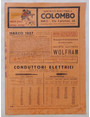 Societ Elettrica Colombo Milano. Marzo 1927.