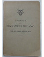 (Club Alpino Italiano) Cronaca della Sezione di Milano nei primi suoi cinque lustri di vita.