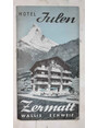 Hotel Julen. Zermatt. Wallis Schweiz.