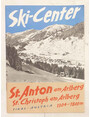 Ski-Center. St.Anton am Arlberg. St.Christoph am Arlberg. Tirol - Austria 1304 - 1800 m.