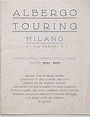 Albergo Touring Milano. Via Parini - 3.