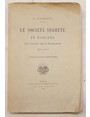 Le societ segrete in Toscana nel 1 decennio dopo la restaurazione. 1814-1824.