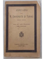 Annuario della R. Universit di Torino 1900 - 1901. Anno 497 dalla Fondazione della Universit.