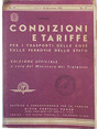Condizioni e tariffe per i trasporti delle cose sulle Ferrovie dello Stato. Edizione ufficiale a cura del Ministero dei Trasporti.
