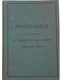 Prontuario per conoscere la quantit dei giorni fra due date applicabile allo sconto effetti cambiari ed altri titoli ed ai conti correnti.