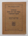 Costituzione Statuto della Tavola Valdese e Regolamenti Organici cos come essi si son venuti formando attraverso le deliberazioni dei Sinodi: 1558, 1563, 1765... 1912, 1914 e 1931. Approvati dal Sinodo-  Sessioni 1929 e 1932.