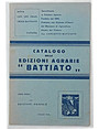 Catalogo delle edizioni agrarie 