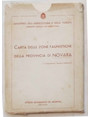 Carta delle zone faunistiche della provincia di Novara. (1 Compartimento Venatorio Piemonte).