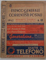 Elenco generale dei correntisti postali. Volume I. Piemonte-Liguria.